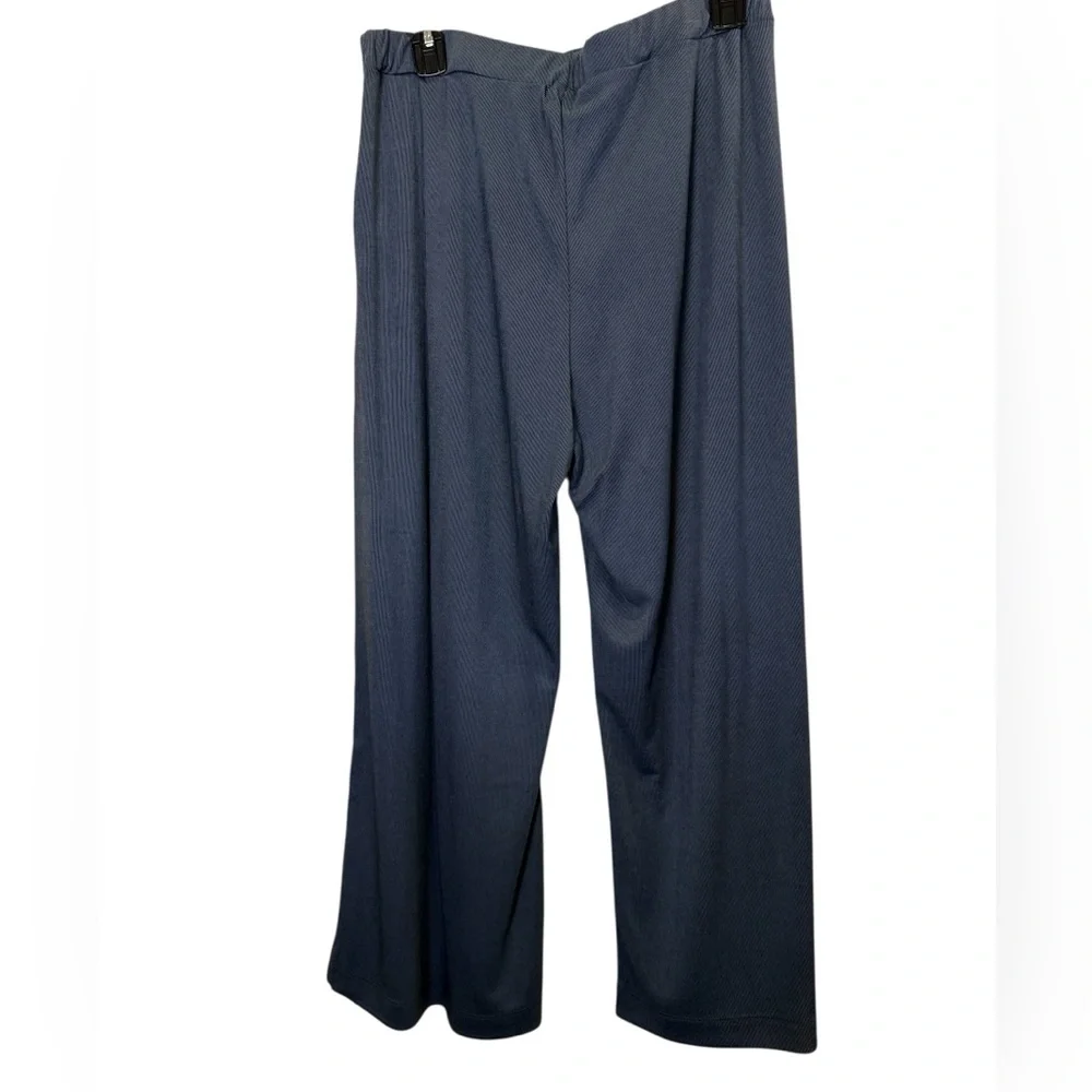 Alembika Essential Ribbed Cotton Lounge Pant in Blue Mist Sz L - Picture 6 of 11